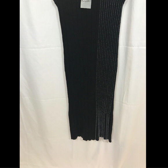 NWT $595 GREY JASON WU‎ Beaded Knit Midi Dress in Black [SZ Small ] - Picture 4 of 8